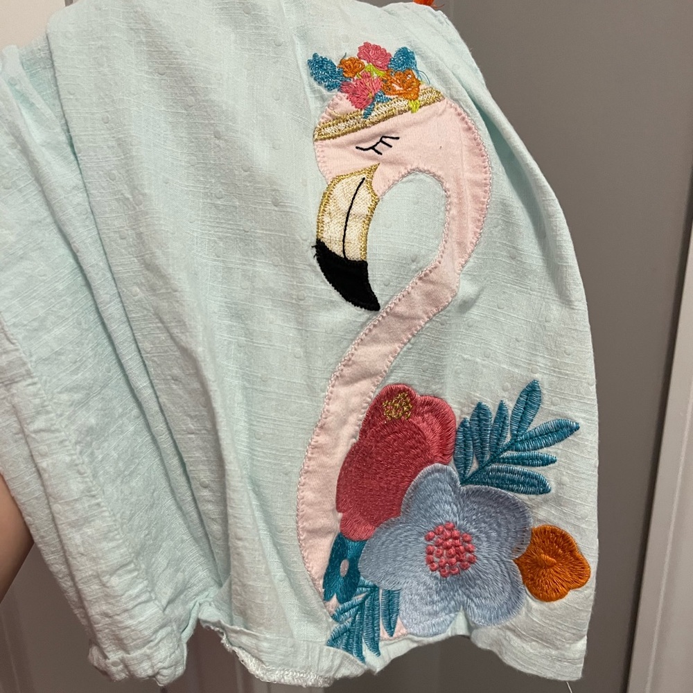 4T Mudpie Flamingo Dress